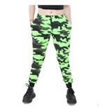 Pantalon Babucha Jogging Camuflado C Puño Algodon Mujer A66