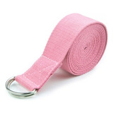 Cinturón Elongación Yoga Ionify Dstrap Algodon Stretching Color Rosa