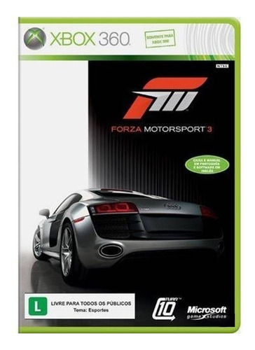 Jogo Xbox 360 Forza Motorsport 3 - Lacrado Original