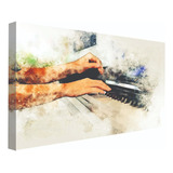 Cuadro Decorativo  Canvas Piano 60x40 Cm