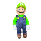 Muñeco Luigi 35 Cm Grande Articulado Con Luz Y Sonidos