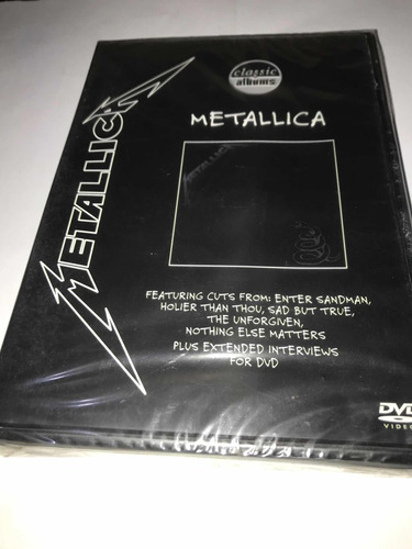 Metallica Metallica Disco Negro Dvd Nuevo Original Cerrado