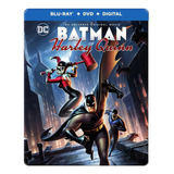 Batman And Harley Quinn Steelbook Pelicula Blu-ray + Dvd 