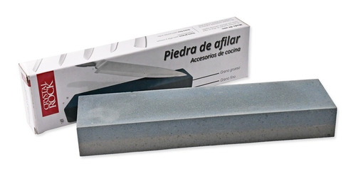 Piedra Afilar Cuchillo Doble Grano Fino Grueso 20x5x3cm Sor