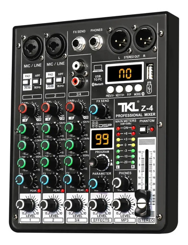 Mesa De Som Mixer Tkl Z4 