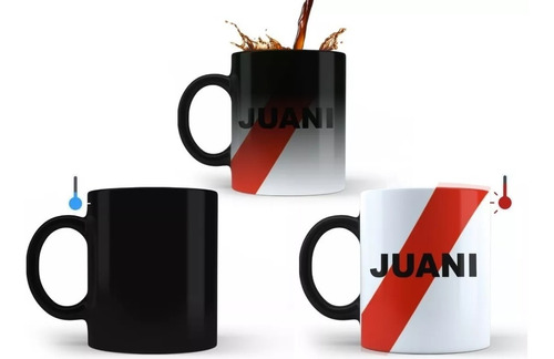 Taza Magica De Cerámica River Plate Con Nombre Personalizado