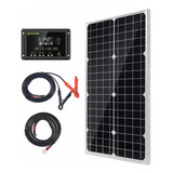 Topsolar Panel Solar Kit 30 W 12 V Cargador De Batería Monoc
