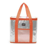 Bolso Cooler Plegable Impermeable Comida Bebida 8l 28x16x20