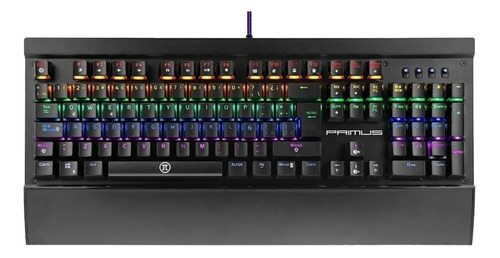 Teclado Mecánico Gaming Primus Ballista 200 Rgb Tecla Café