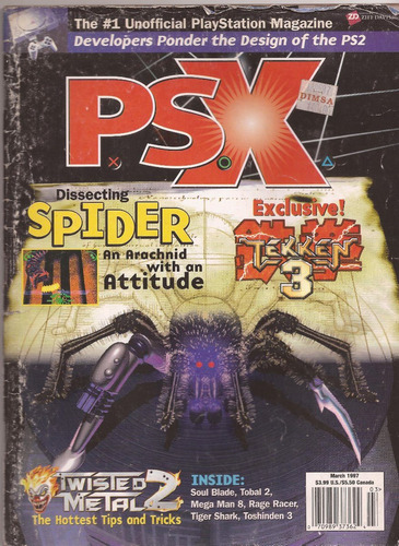 Psx Revista Videojuegos  Marzo 1997 Usado (ver Fotos)