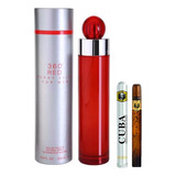 360 Red Perry Ellis 200ml Hombre Original+perfume Cuba 35ml