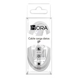 Cable Para iPhone 1 Hora Carga Rapida Uso Rudo Color Blanco