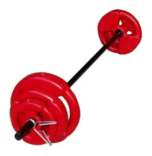 Kit Body Pump. Barra De 1.30mts+ 17 Kg En Discos De Pvc