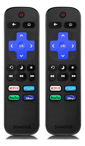 Control Remoto Para Roku Tv 2 Pcs, Control Remoto De Repuest