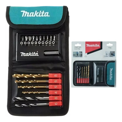 Juego De Brocas Y Puntas Makita D-31762 Madera Metal 17 Pzas | Envío gratis