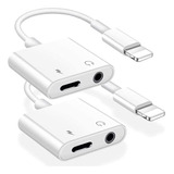 Adaptador De Auriculares Para iPhone [certificado Apple Mfi]