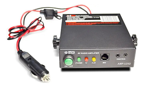 Btech Amplificador Amp-u25d (compatible Con Dmr) Uhf (400-4.