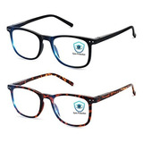 Gafas De Bloqueo De Luz Azul, 2 Paquetes De Gafas De Ordenad