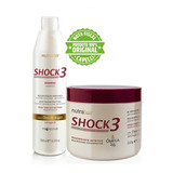 Shock3 Óleo De Argan Nutrahair Shampoo E Mascara Nutritiva