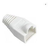 Capuchon Capuchones Rj45 Ficha Red Cable Bolsa X10 Blanco