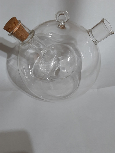 Burbuja Fragancia Antigua Recipiente Vidrio 2 En 1, Liquido