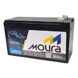 Bateria Moura 12v 9ah Vrla Nobreak Bicicleta Elétrica