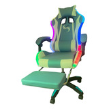 Silla Gamer Rgb Pro Gaming Led Multicolor Oficina Escritorio