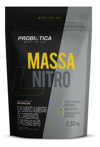 Massa Nitro Probiótica 2520g 