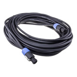 Cable X 20 Mts. Speakon Speakon Primera Calidad Con Fichas