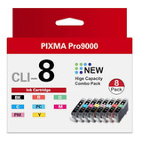  Pack Tinta Compatible Con Canon Pixma Pro9000  
