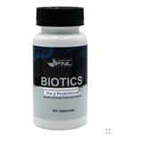 Biotics Pre Y Probióticos 60 Caps 100 Billones Fnl Sin Sabor Sabor Neutro