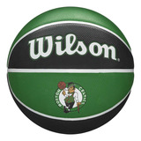 Pelota De Basquet Wilson Nba Boston Celtics Color Verde Negro Tamaño # 7 Team Tribute Balón De Baloncesto Basketball