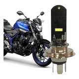 Lâmpada Led Moto Yamaha Mt 03 H4 6000k Super Branca