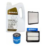 Kit Filtros Completo + Aceite Ac Delco 10w40 Chevrolet Aveo