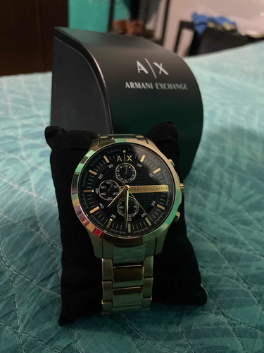 Reloj Armani Exchange Dorado 100% Original Semi - Nuevo...