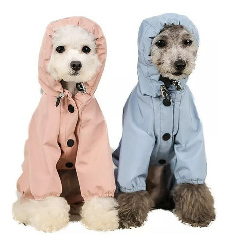 Piloto Impermeable Ropa Lluvia Perros Medianos Chicos 