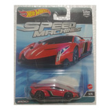 Hot Wheels Speed Machines Lamborghini Veneno  Premium Rojo