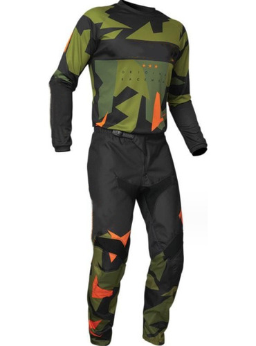 Playera De Motocross Thor Y Pantalones Moto Dirt Bike