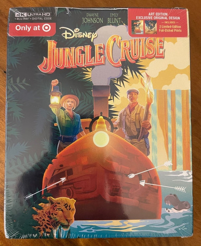 4k + Bluray Digibook Jungle Cruise - Disney - Lacrado