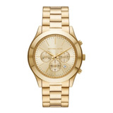 Reloj Michael Kors Hombre Dorado Crono Mk8909