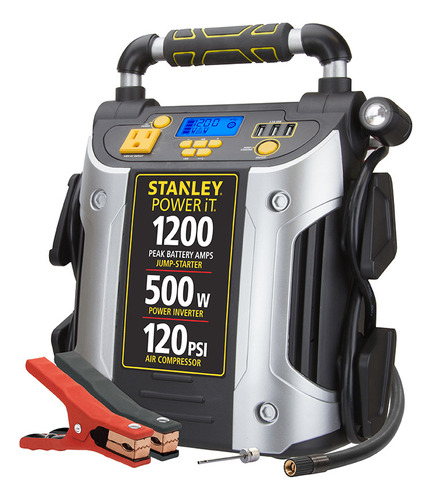 Arrancador Compresor De Emergencia Stanley 1200 Amp Usb