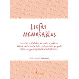 Listas Memorables, De Usher, Shaun. Editorial Salamandra, Tapa Blanda En Español