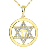 Jewelry America Collar Con Colgante De Estrella De David Jud
