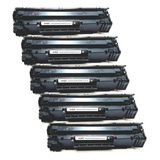 Kit 5x Toner Evolut Compatível C/ Hp Ce285a 85a P1102w M1132