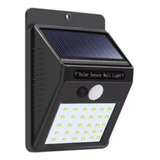 Luminária Solar 30 Leds 3w Arandela Parede Com Sensor Presen