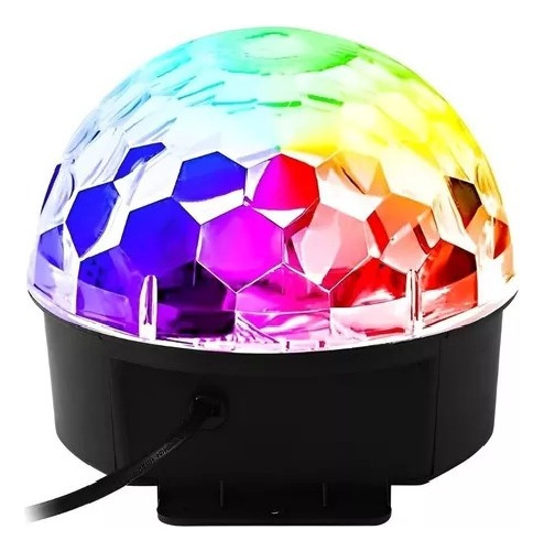 Globo Mágico Luzes Rgb Cristal - Bluetooth Baladas Festas