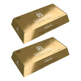 2 Estojo Presenteável Senador Gold 3 Sabonetes + Saboneteira