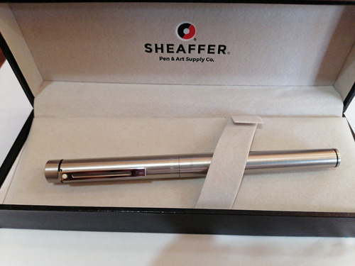 Ofrece. Pluma Fuente Sheaffer Targa Cromada Perfecta.