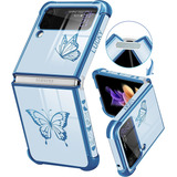 Funda Para Samsung Galaxy Z Flip 3 5g 6.7 PuLG. - Yuan Blue