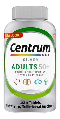 Centrum Silver 50+ 325 Tabletas - Unidad a $1